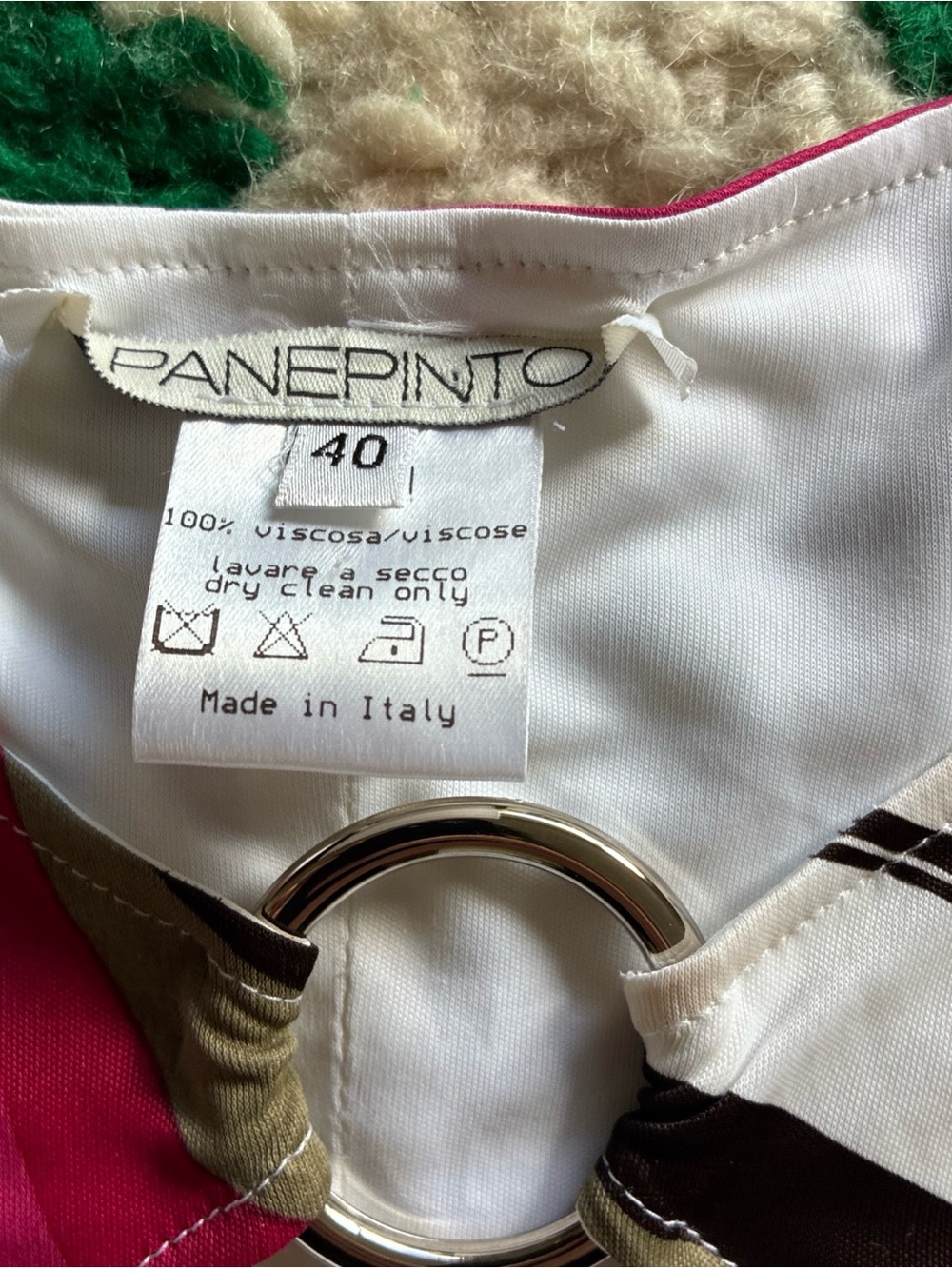 Panepinto Designer Y2K Cutout Midi slip Bodycon Dress - Made In Italy Size Small - Picture 3 of 7